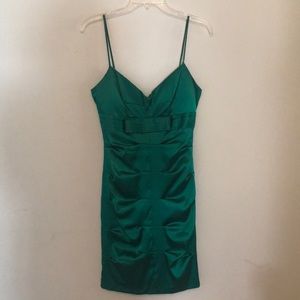 Green homecoming dress